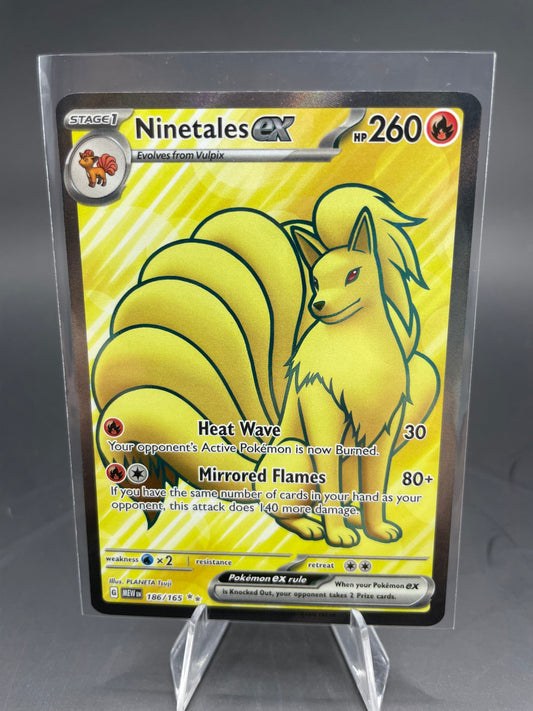 Pokemon Ninetales EX 151 186/165 (NM+)
