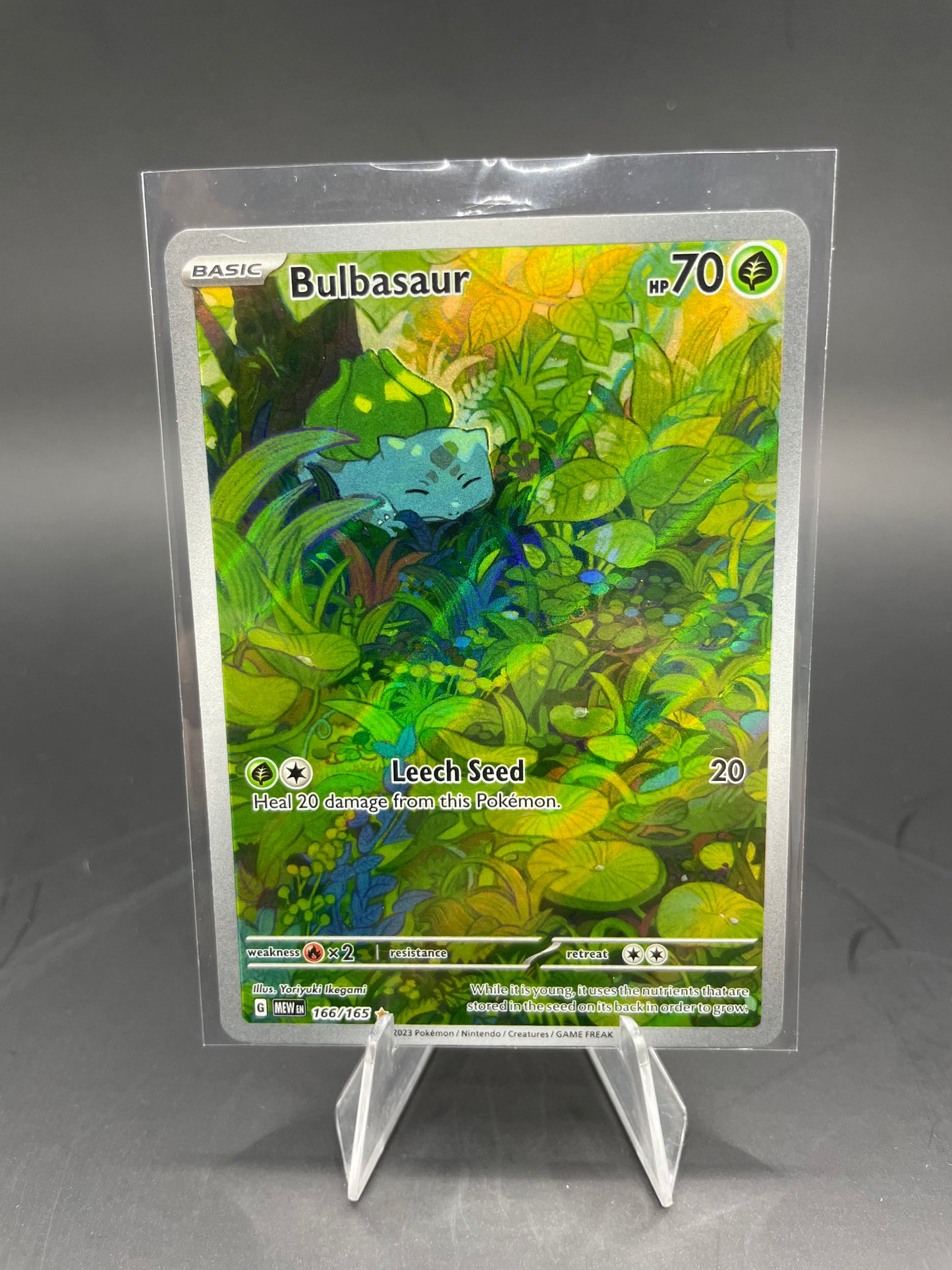 Pokemon Bulbasaur 151 166/165 (NM)