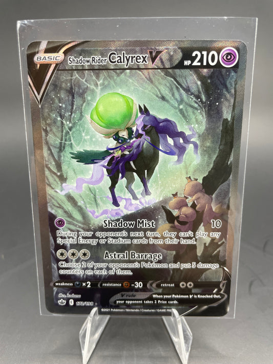 Pokemon Shadow Rider Calyrex V Chilling Reign 172/198 (NM)