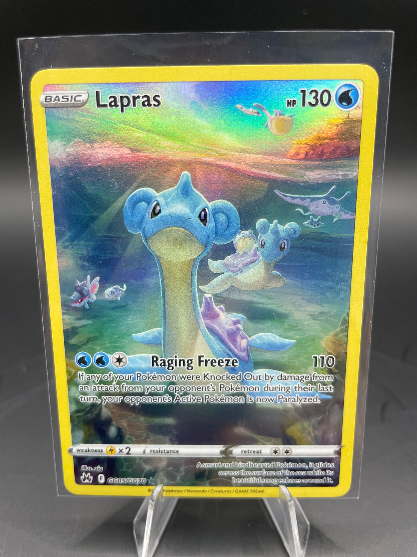Pokemon Lapras  Crown Zenith GG05/GG70 (NM)