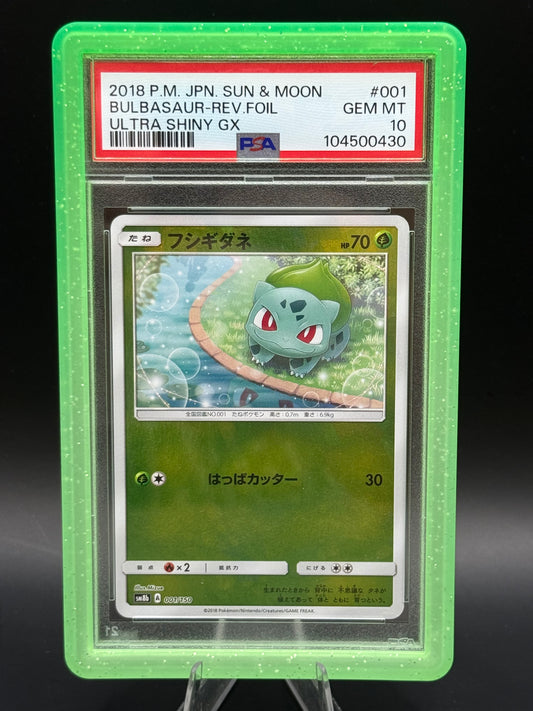 PSA GEM MT 10 BULBASAUR-REV.FOIL JPN #001