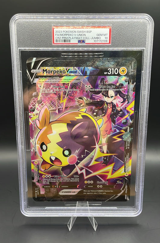 PSA GEM MT 10 FA/MORPEKO V-UNION JUMBO #SWSH288