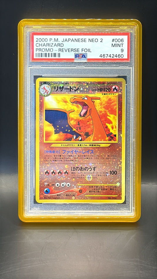 PSA GEM MINT 10 Japanese NEO 2 CHARIZARD PROMO #006