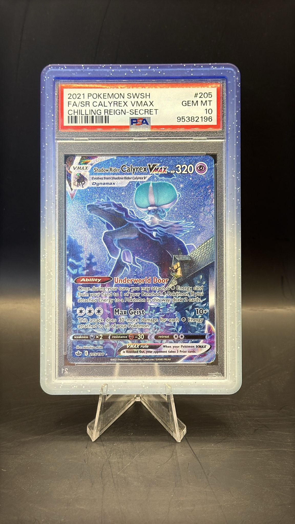PSA GEM MINT 10 Shadow Rider Calyrex Vmax